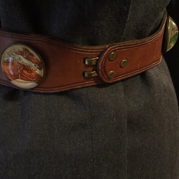 ?Dale??Vintage Custom Folk Art Belt by Roger Vans